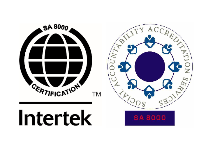 Intertek SA8000:2014 certification logo